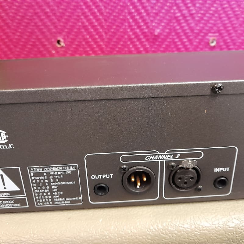 DOD 830QX 2chイコライザー DOD SR830QX - Dual Channel 15-Band Graphic Equalizer SR830QX B&H