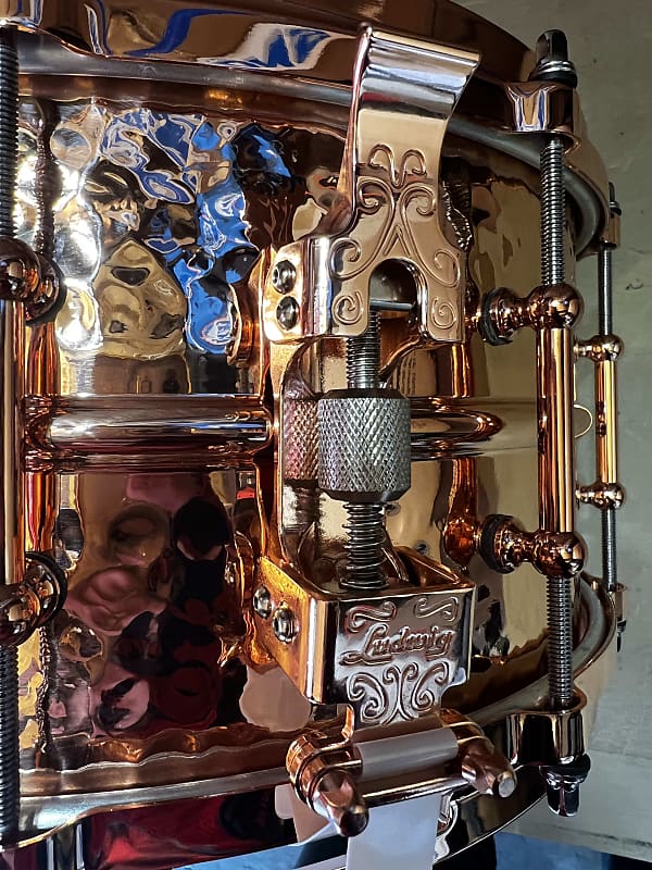 【超ポイント祭?期間限定】 Ludwig LC662KTC Hammered Copper Phonic 6.5x14 弦楽器