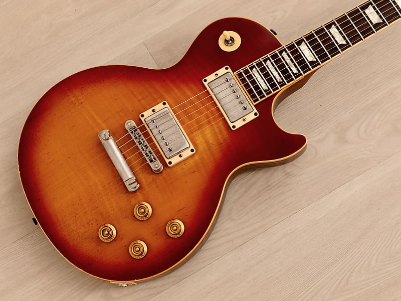 2002 Gibson Les Paul Standard Plus AAA Flame Top Cherry Sunburst w/ 57  Classic PAFs, Case