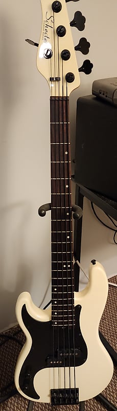 Schecter P 5 Ivory Reverb 2002