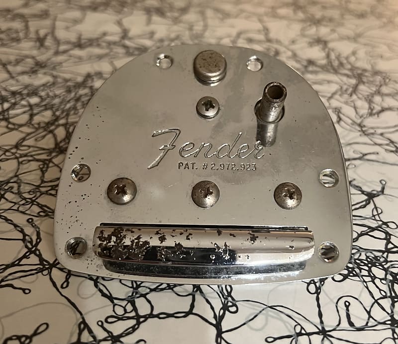Fender Jazzmaster Jaguar Tailpiece PreCBS 1962 1963 1964 Reverb