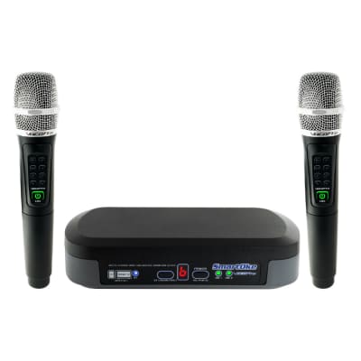 VocoPro  SmartOke DSP Karaoke Mixer with Two Wireless Microphones for Smart TVs, Laptops, and Tablets image 1