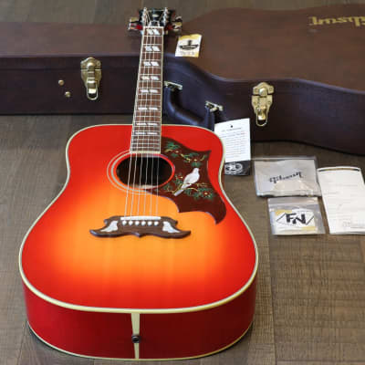 MINTY! 2020 Gibson Dove Original Acoustic/ Electric Guitar Vintage Cherry Sunburst + OHSC for sale