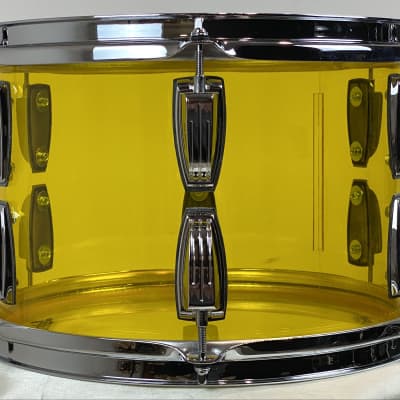 Ludwig 18/12/14/5x14" Vistalite Jazzette Drum Set - Yellow Vistalite w/ Exclusive 18" BD! image 13