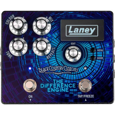 Laney BCC-TDE The Difference Engine Tri-Mode Delay Effects Pedal Blue for sale