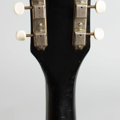 Silvertone Model 1445L Thinline Hollow Body Electric Guitar, made by Kay,  c. 1962, black hard shell case. image 6