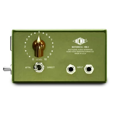 Acme Audio Motown D.I. WB-3 Direct Input Box with Vintage Replica Transformer image 4