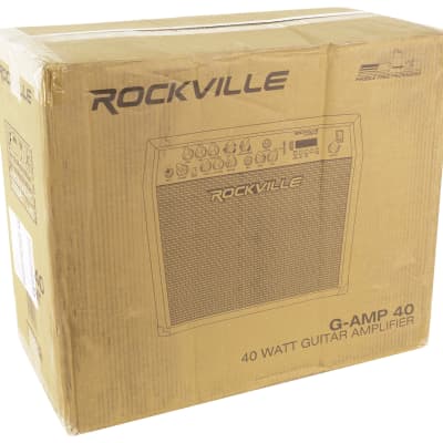 Rockville G-AMP 40 Guitar Combo Amplifier Amp Bluetooth/Mic In/USB/Footswitch image 11