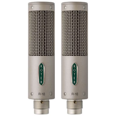 Royer Labs R-10 Figure-8 Bi-Directional Passive Ribbon Microphone Matched Pair image 1
