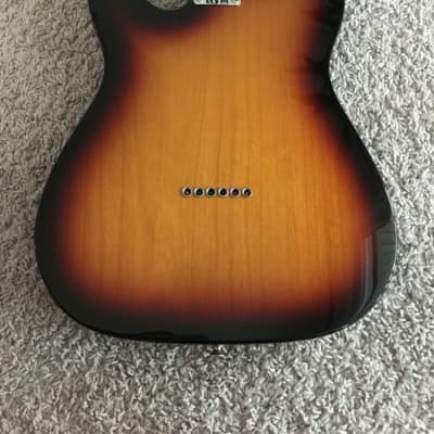 Fender Standard Telecaster 2014 2-Tone Sunburst MIM Maple Neck Guitar + Gig Bag image 12