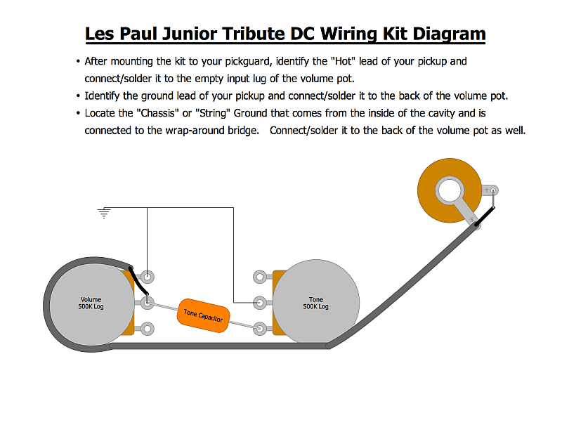 Les paul jr deals wiring