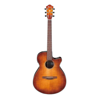 Ibanez AEG70VVH AEG Acoustic/Electric Guitar - Vintage Violin High Gloss image 2