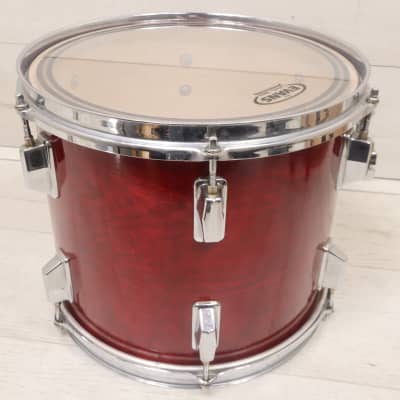 Pearl BLX All Birch Shell Rack / Mounted Tom Drum 10 X 12 Translucent Red Lacquer image 2