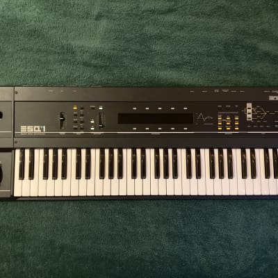 Ensoniq ESQ-1 Wave Synthesizer 1986 - Black