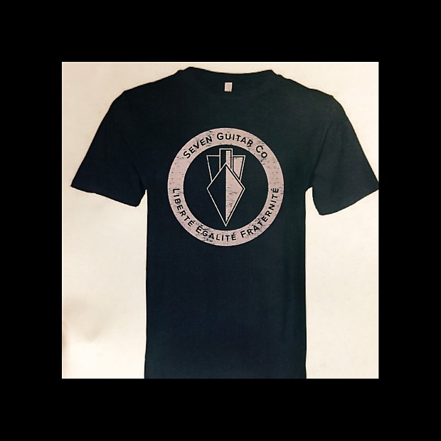 (Size Large) SEVEN Guitar Co. T-Shirt, Black image 1