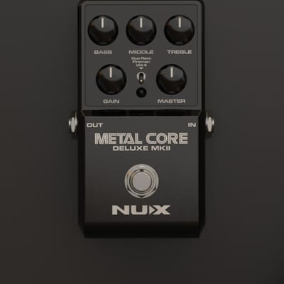 NuX Metal Core Deluxe MkII Distortion Guitar Pedal  2023 - New! image 2