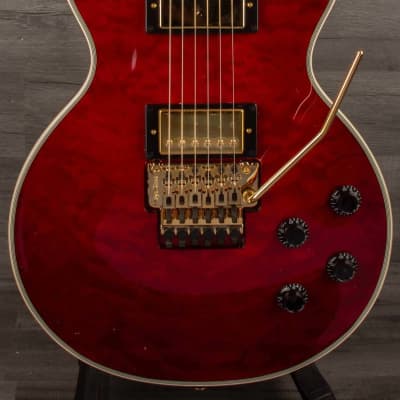 Epiphone Alex Lifeson Les Paul Custom Axcess Quilt - Ruby (Incl. Hard Case) for sale