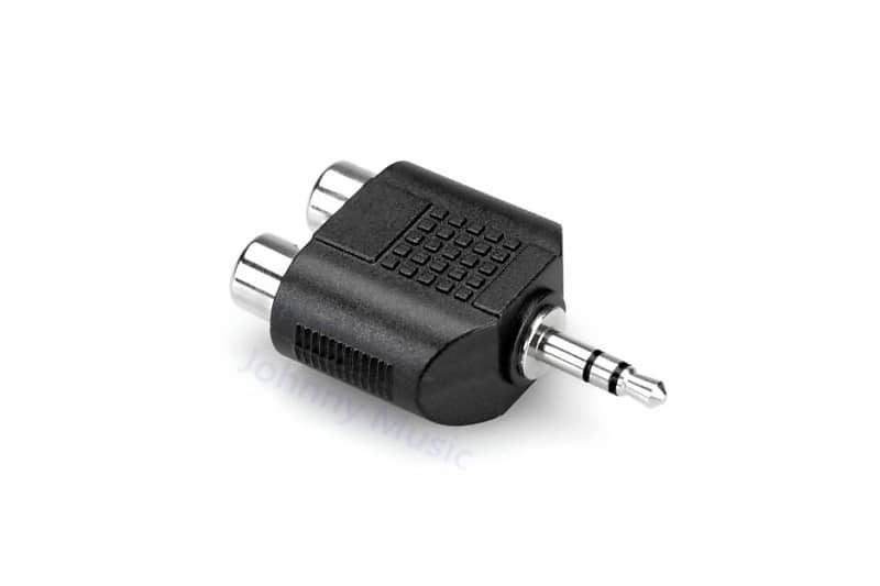 Adaptor Dual RCA to 3.5mm TRS great nifty adapter to plug your device into granddad's stereo system* image 1