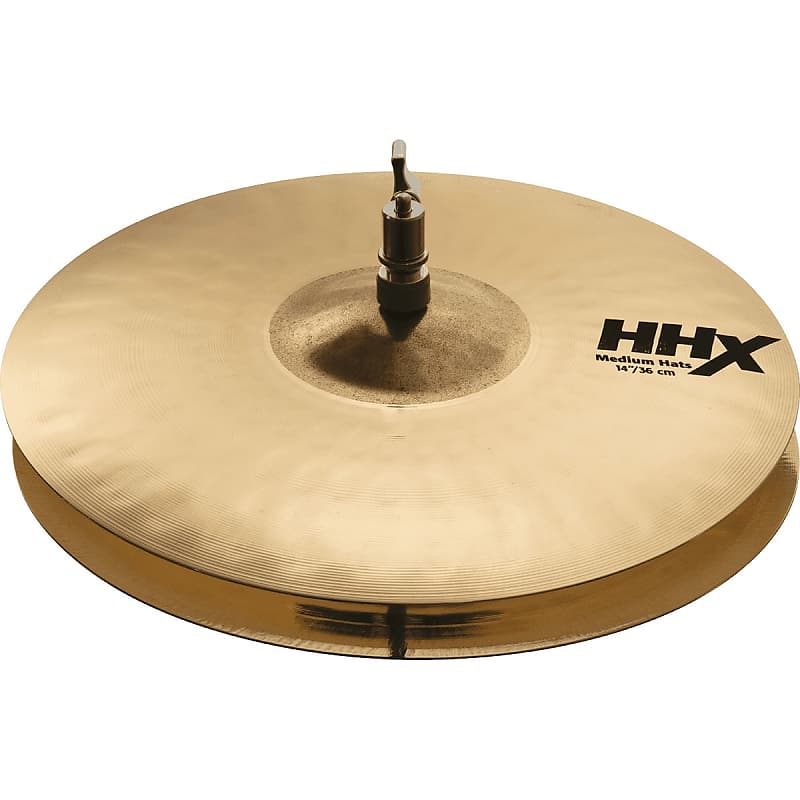 Sabian 14" HHX Medium Hi-Hat Cymbals (Pair) image 1