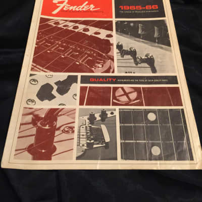 Fender  1965-66 catalog image 1