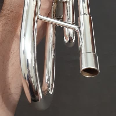 Getzen Eterna 770 Select Trumpet ,2 Mutes, 2 Mouthpieces & Case Silver image 12