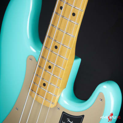 Fender Vintera '50s Precision Bass with Maple Fretboard Seafoam Green image 5