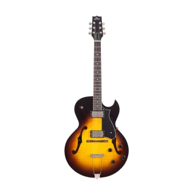 [PREORDER] Heritage Standard Collection H-575 Hollow Electric Guitar with Case, Original Sunburst for sale