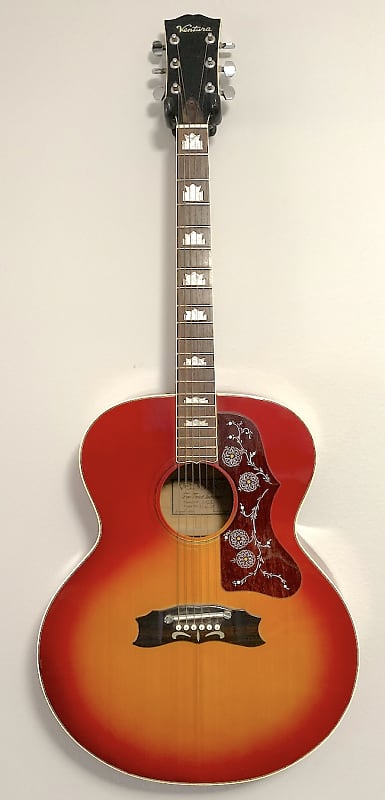 Simply Amazing 70's Jumbo Ventura V-200S In Japan MIJ J-200 EJ-200 Copy  Acoustic Guitars
