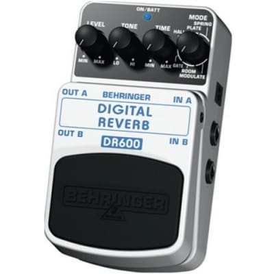 Behringer Dr600 Digital Reverb Effetto Riverbero Digitale Stereo A Pedale Per Chitarra E Basso for sale