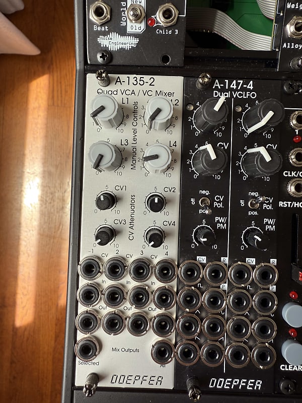 Doepfer A-135-2 Quad VCA / VC Mixer | ModularGrid Eurorack
