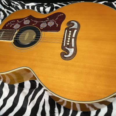 New Epiphone J-200 Antique Natural 6.2lbs- Authorized Dealer- In Stock- G01657 image 1