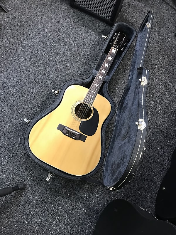 Kiso-Suzuki 12 string dreadnought guitar model W-150 made in Japan