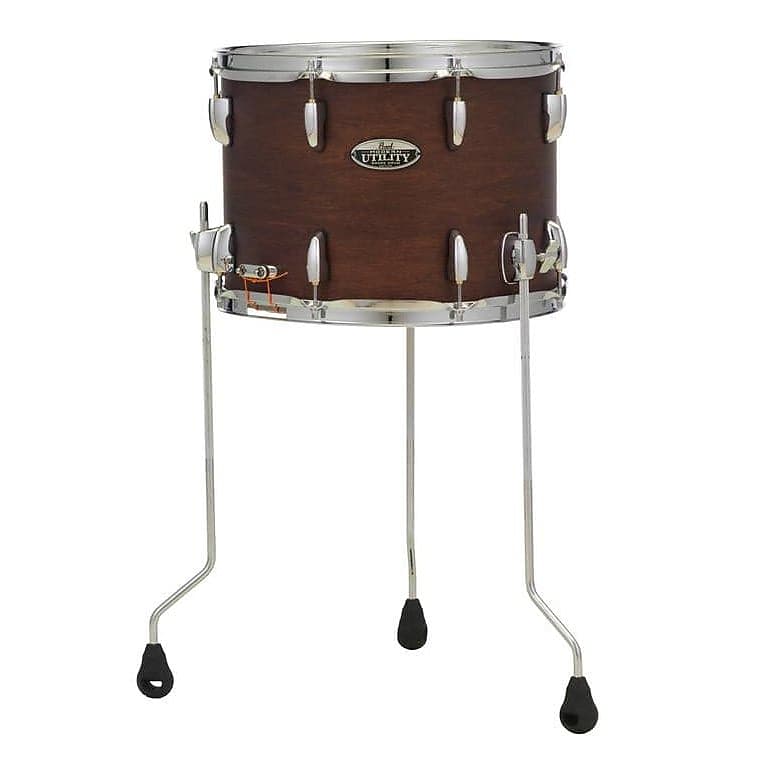 Pearl Modern Utility 14"x10" Floor Snare in Satin Brown image 1