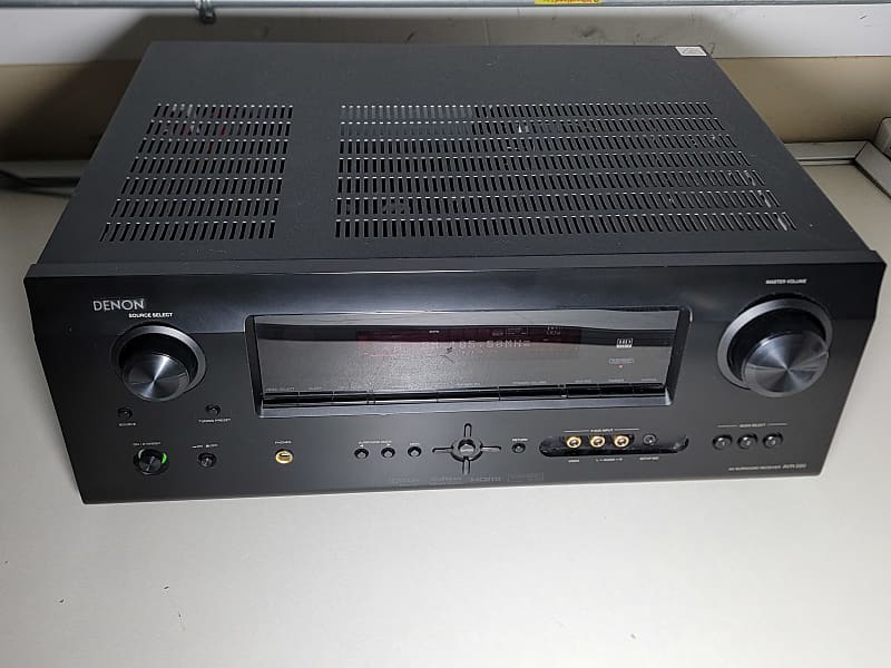 Denon AVR-590 5.1 Channel Home Theater Receiver Surround Stereo - WORKING  			
