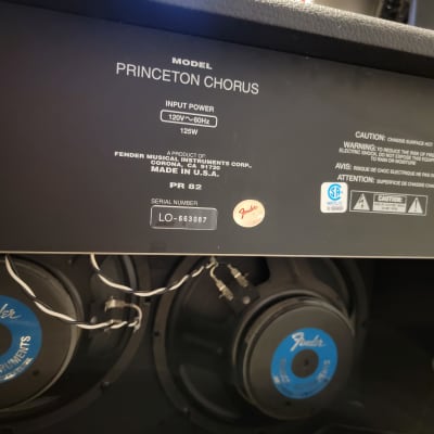 Fender Princeton Stereo Chorus 2-Channel 2x12 25-Watt 2x10