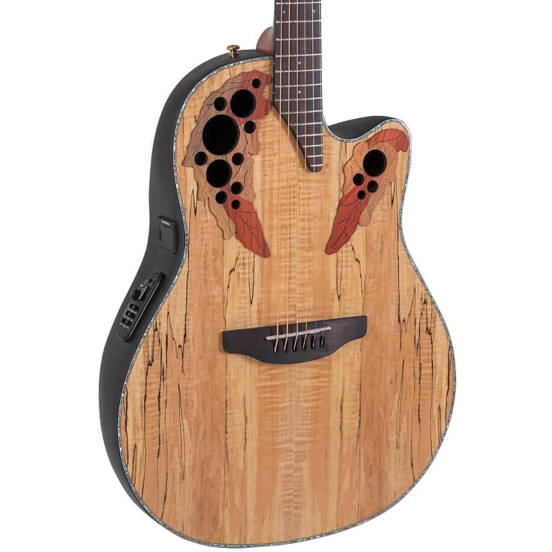 Ovation Celebrity CE44P‑SM‑G Ovation CE44P-SM Acoustic-Electric Guitar, Spalted Maple