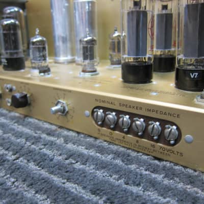 HH Scott Type 280 Tube Amp, Rare, Top Line, 75 Watts, 1960s, USA Needs Restoration/Complete, Original, Good Condition, Potential 1960s - Gold / Brown Bild 10