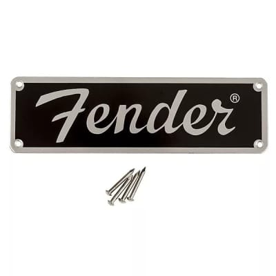 Fender 099-4096-000 Metal Tweed Amp Logo Plate
