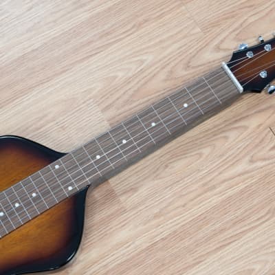 Asher Electro Hawaiian Junior Lap Steel Guitar in Tobacco Burst w/ Asher bag (Excellent) *Free Shipping* image 3