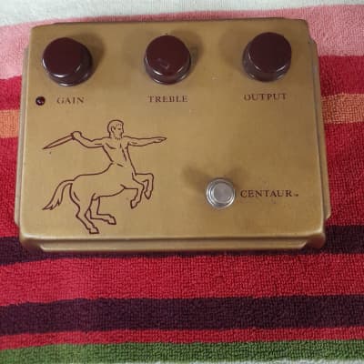 Reverb.com listing, price, conditions, and images for klon-centaur-gold-horsie