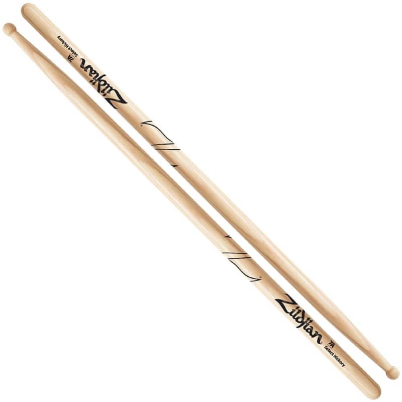 Photos - Drumsticks Zildjian 7A Wood Natural Drum Sticks Natural 