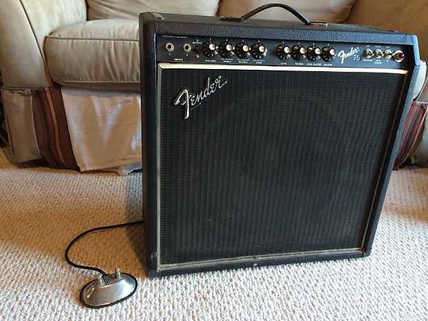 Fender 75 Amplifier- 1980's image 1