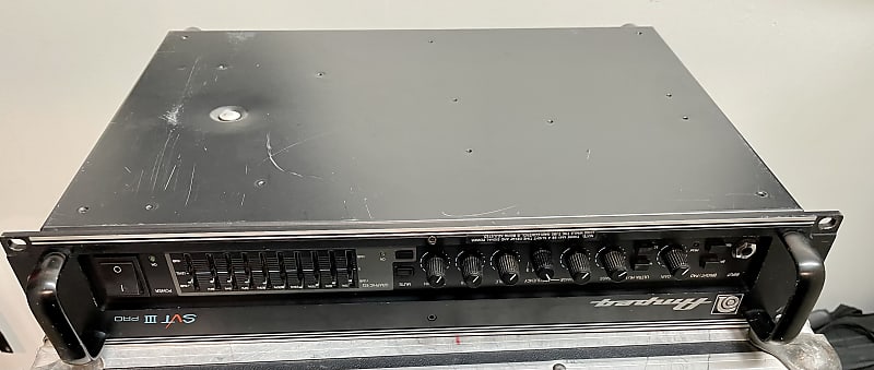 Ampeg SVT-3 Pro 450-Watt Rackmount Bass Amp Head with All Original