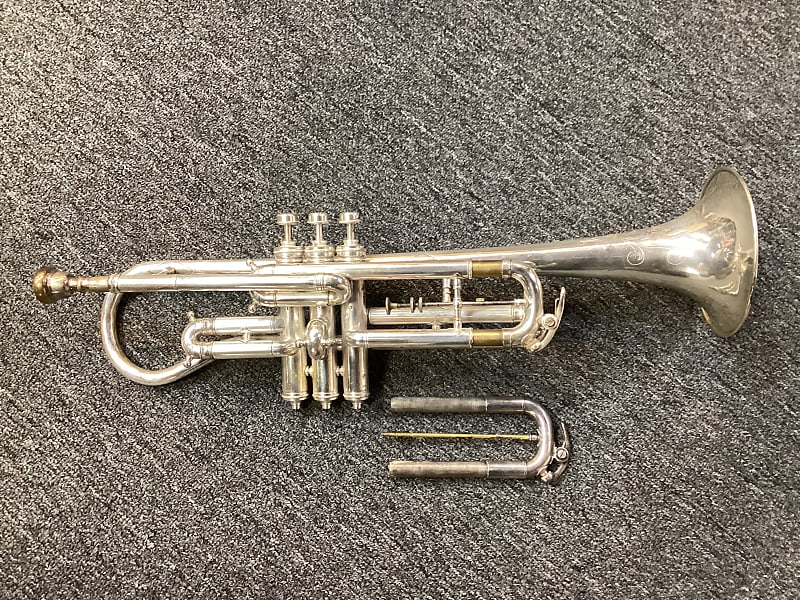 JW York & Sons Trumpet - Silver image 1