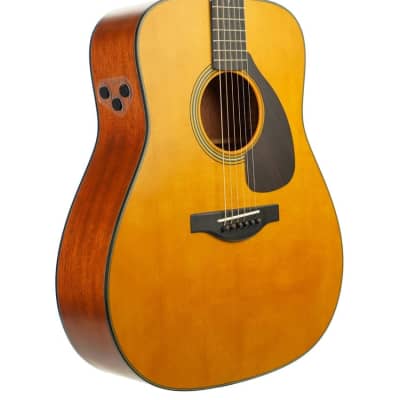 Yamaha Red Label FGX5 Acoustic Electric Guitar - Natural image 4