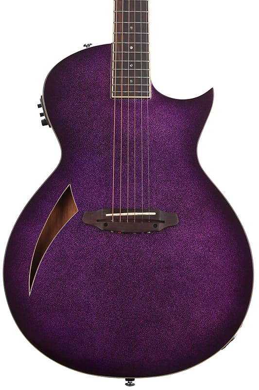 ESP LTD TL-6 Acoustic-electric Guitar - Purple Sparkle Burst | Reverb