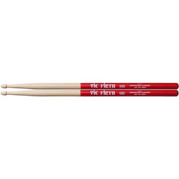 Vic Firth American Classic Extreme 5A w/ VIC GRIP - X5AVG - 2 Pair image 1
