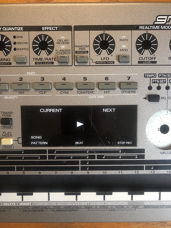 Roland MC-303 case and buttons only, No Circuit boards. No Roland MC-303 case and buttons only, No Circuit boards. No