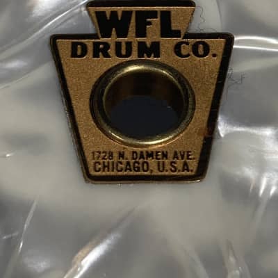 WFL(?) Ludwig Legacy(?) Quiet Riot - Frankie Banali's 26" 3-Ply Bass Drum - White Marine Pearl image 3