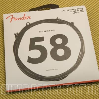 Fender 9120 Bass Strings Nylon Tapewound 058-110 ナイロンテープワウンド エレキベース弦  いつでも送料無料 - アクセサリー・パーツ